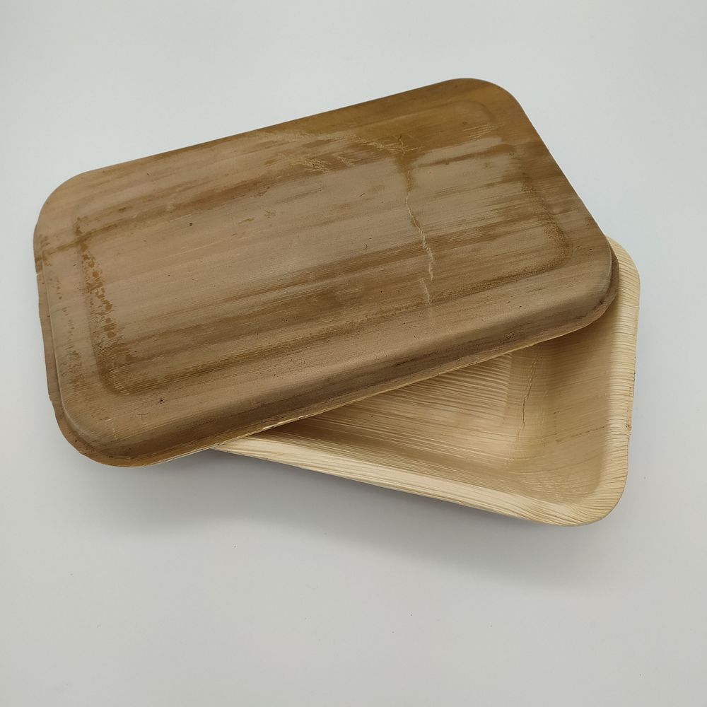 Plats et saladiers - Set de 4 Lunch box rectangle (28cm x 17cm) - ARECABIO