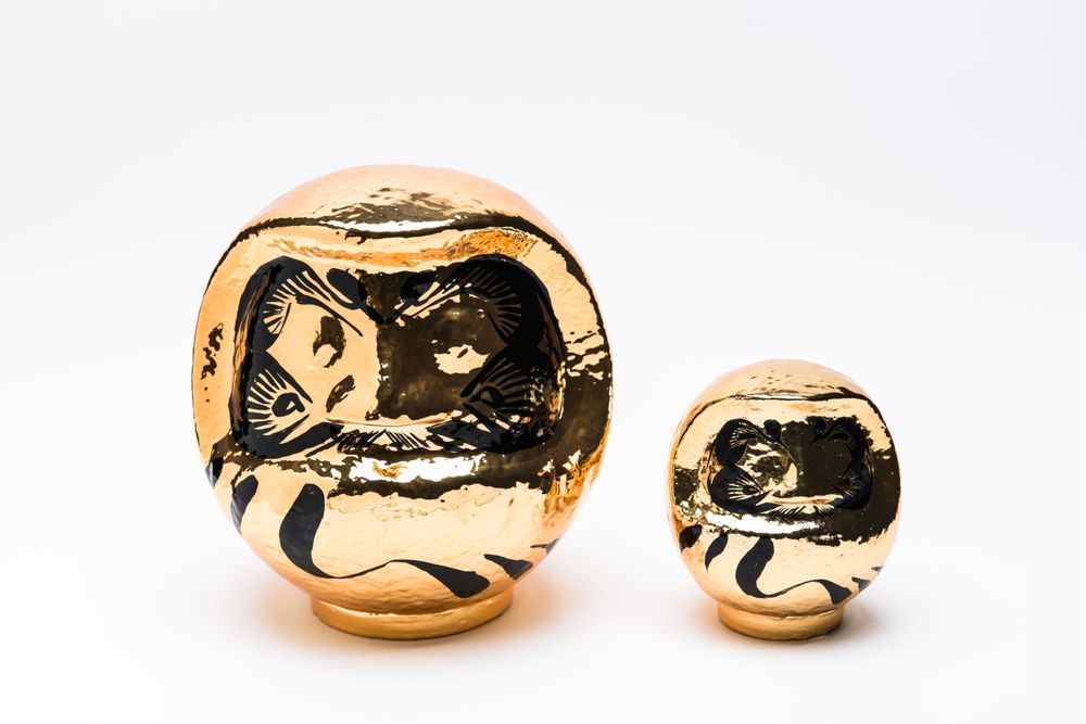 Other Christmas decorations - Premium Daruma - DESIGNER’S DARUMA « TOMBER SEPT FOIS, SE RELEVER HUIT »