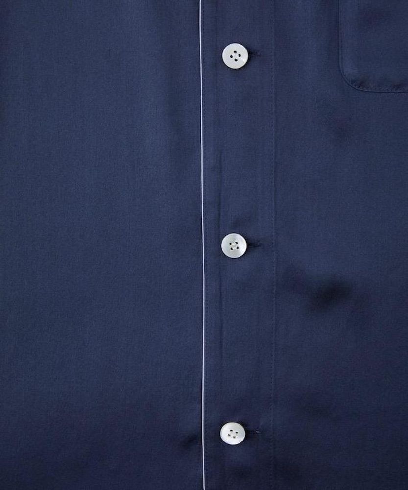 Homewear - Silk Pajama Shirt Premium Charcoal  - FOO TOKYO