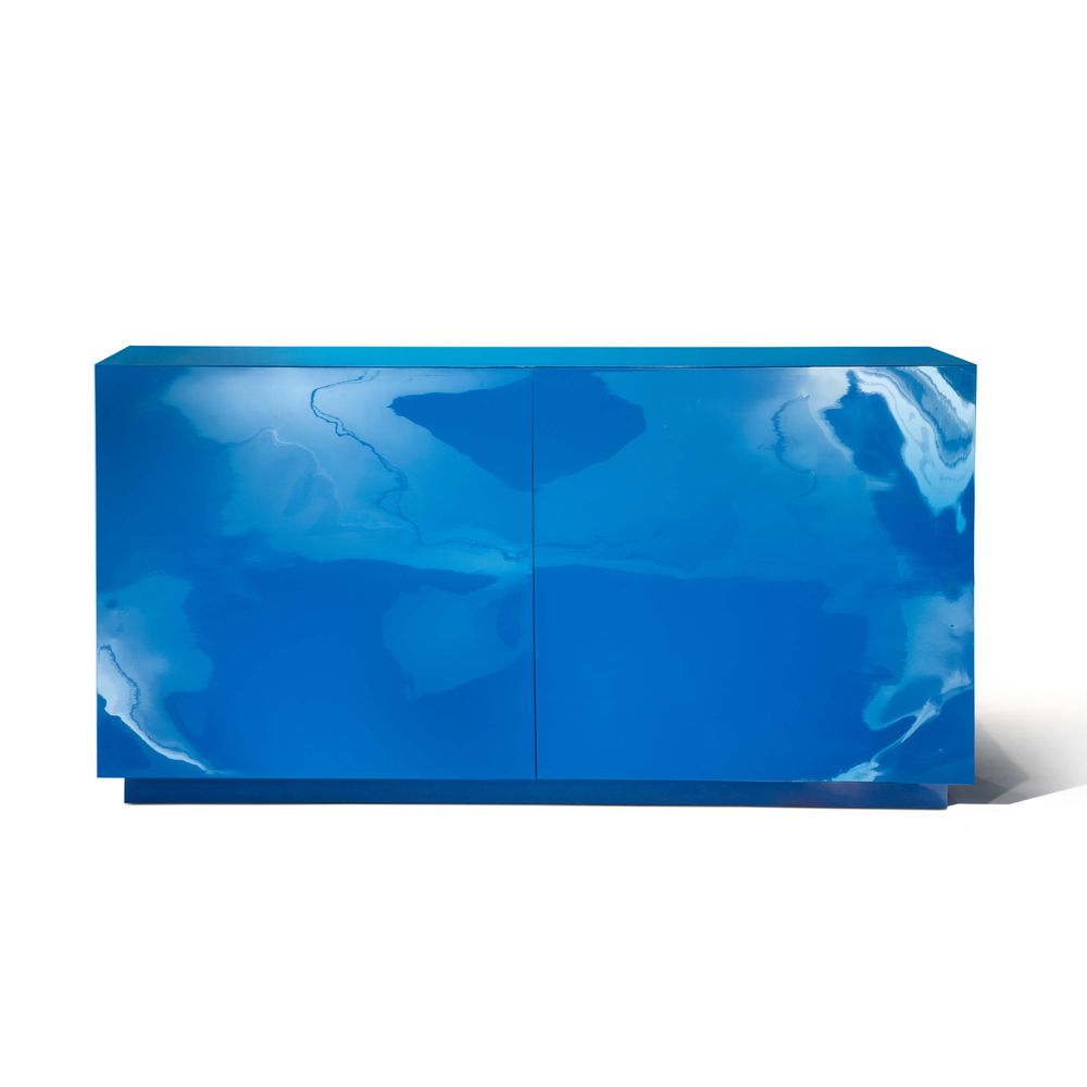 Sideboards - Kaizen Credenza Blue - SCARLET SPLENDOUR