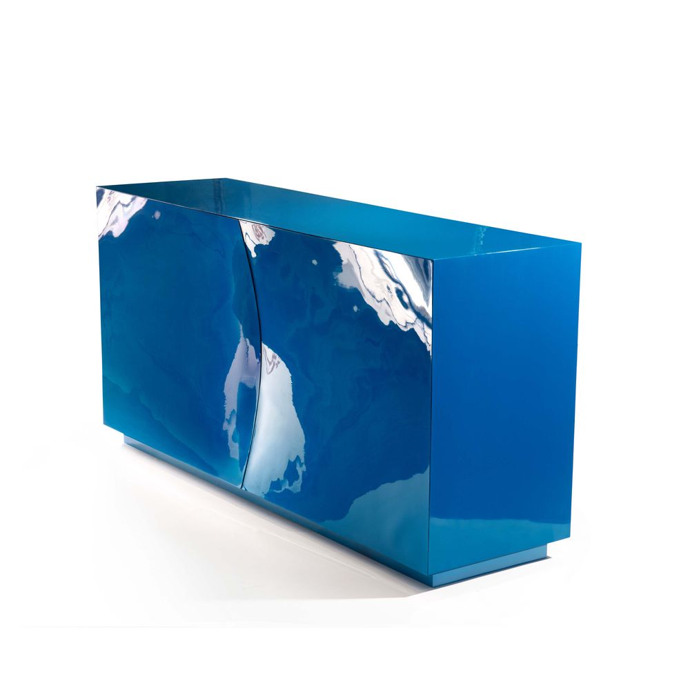 Sideboards - Kaizen Credenza Blue - SCARLET SPLENDOUR