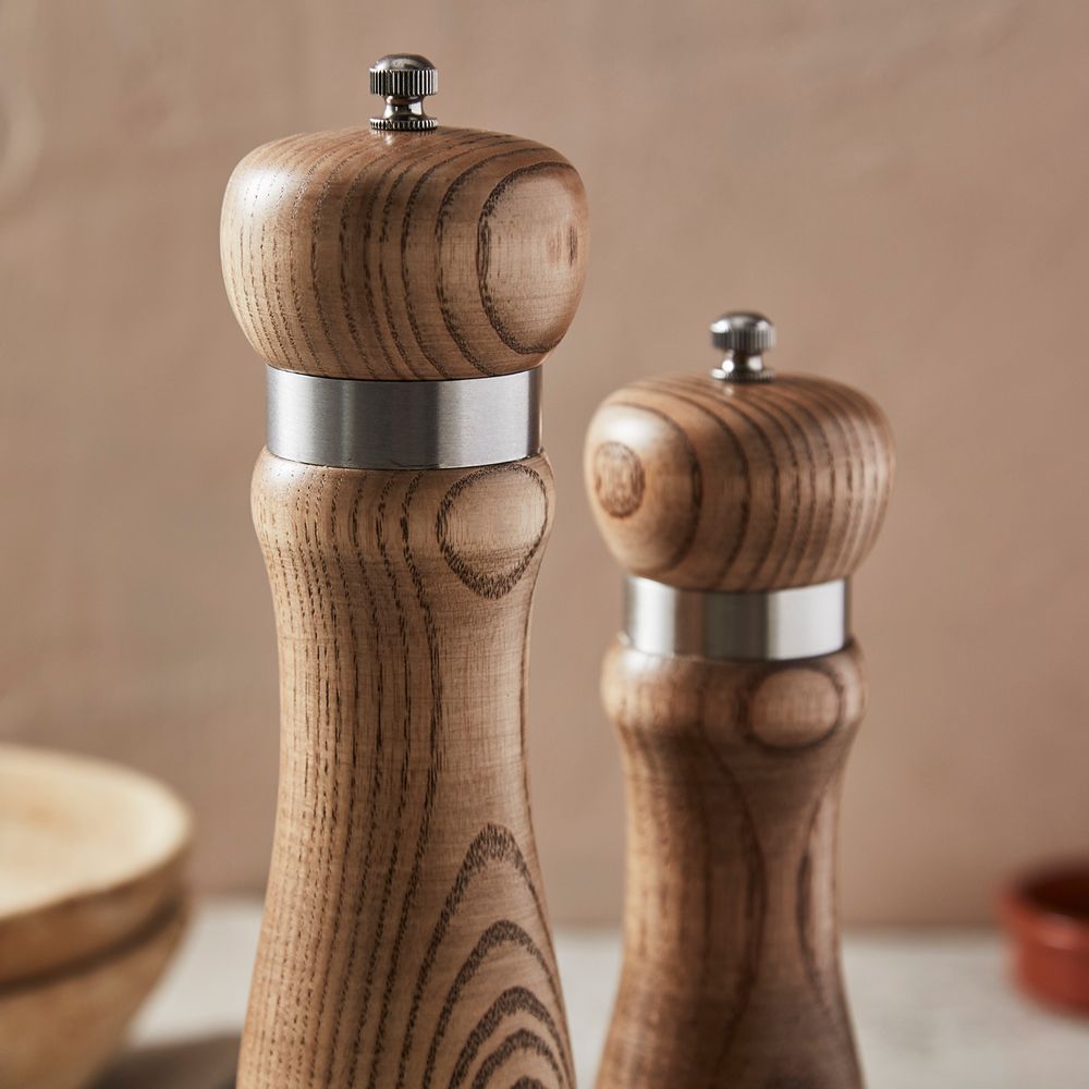 Spice grinders - Barbary & Oak Hoxton Ash Wood Salt & Pepper Mills - RKW LTD - BARBARY & OAK