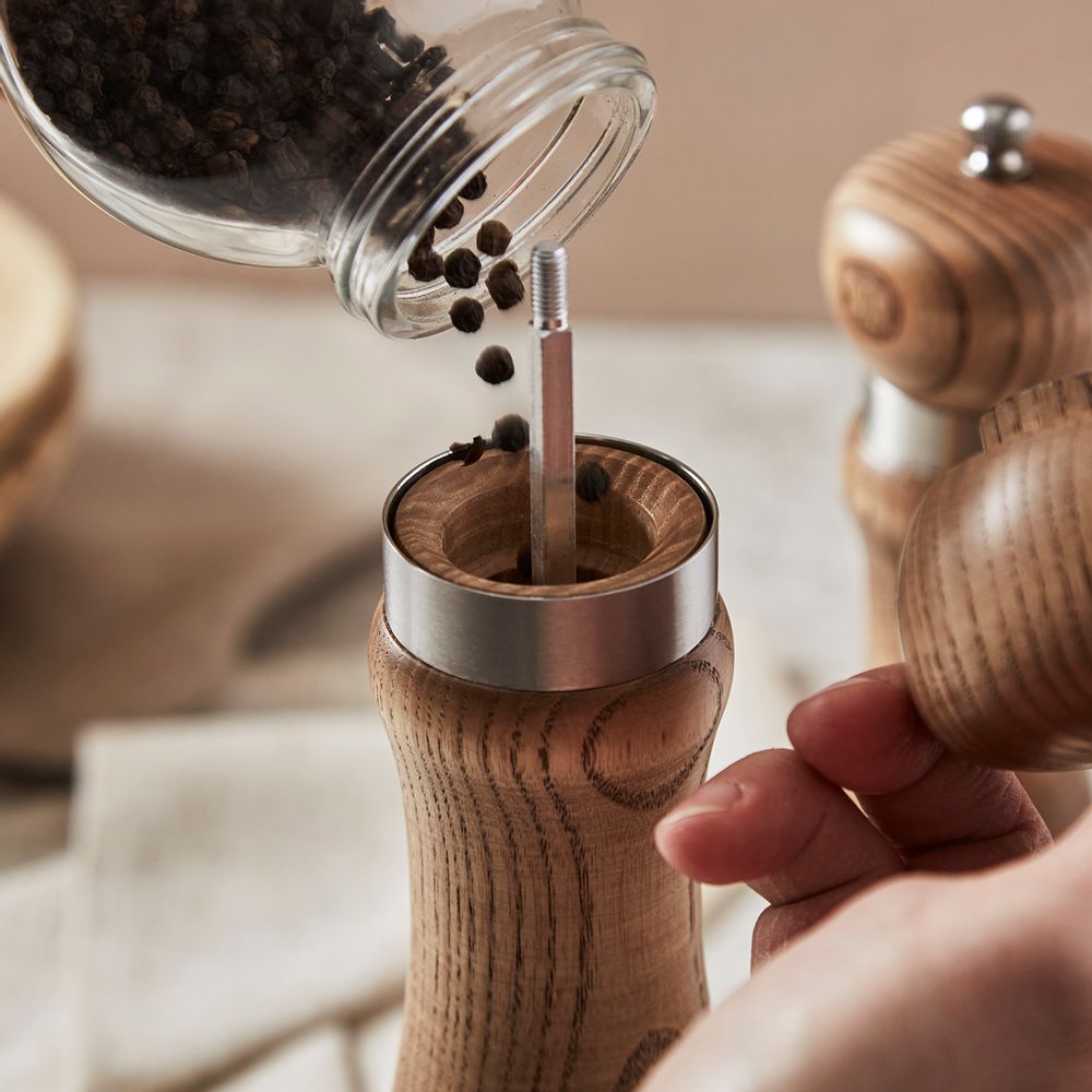 Spice grinders - Barbary & Oak Hoxton Ash Wood Salt & Pepper Mills - RKW LTD - BARBARY & OAK