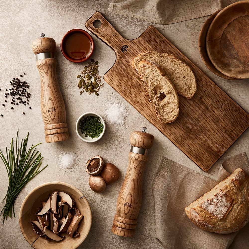 Spice grinders - Barbary & Oak Hoxton Ash Wood Salt & Pepper Mills - RKW LTD - BARBARY & OAK