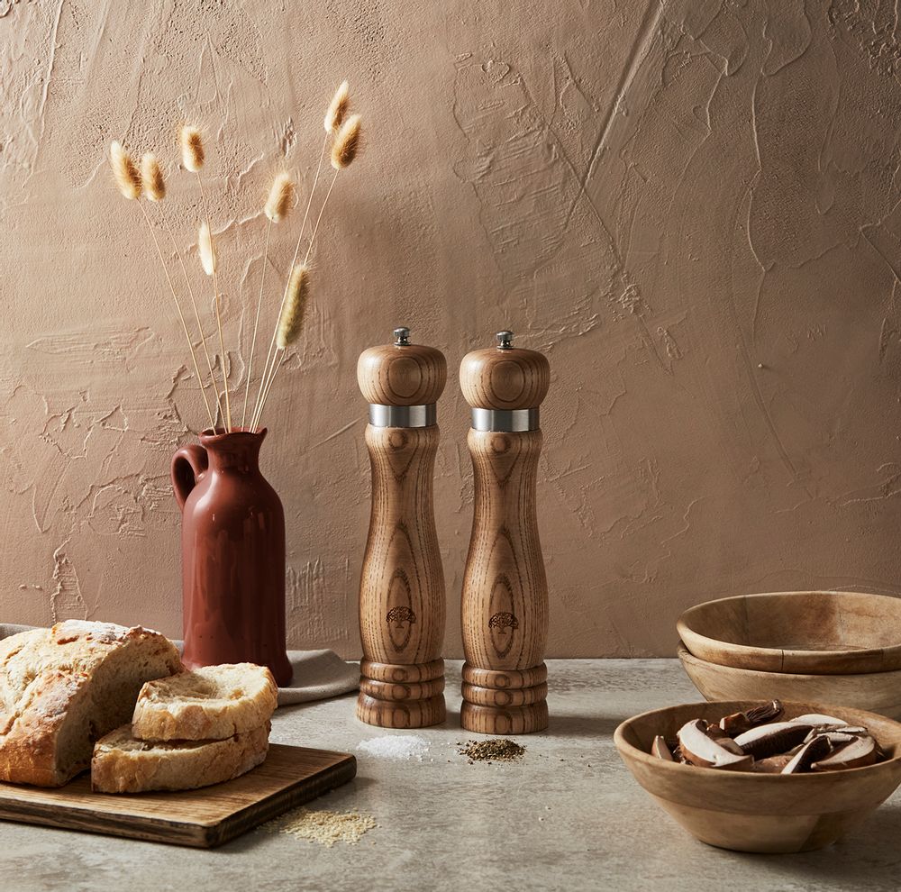 Spice grinders - Barbary & Oak Hoxton Ash Wood Salt & Pepper Mills - RKW LTD - BARBARY & OAK