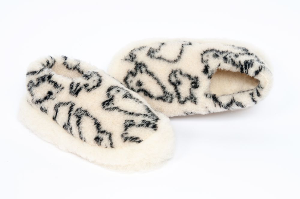 Chaussures - Chaussons d'intérieur en laine - SHEEP BY THE SEA