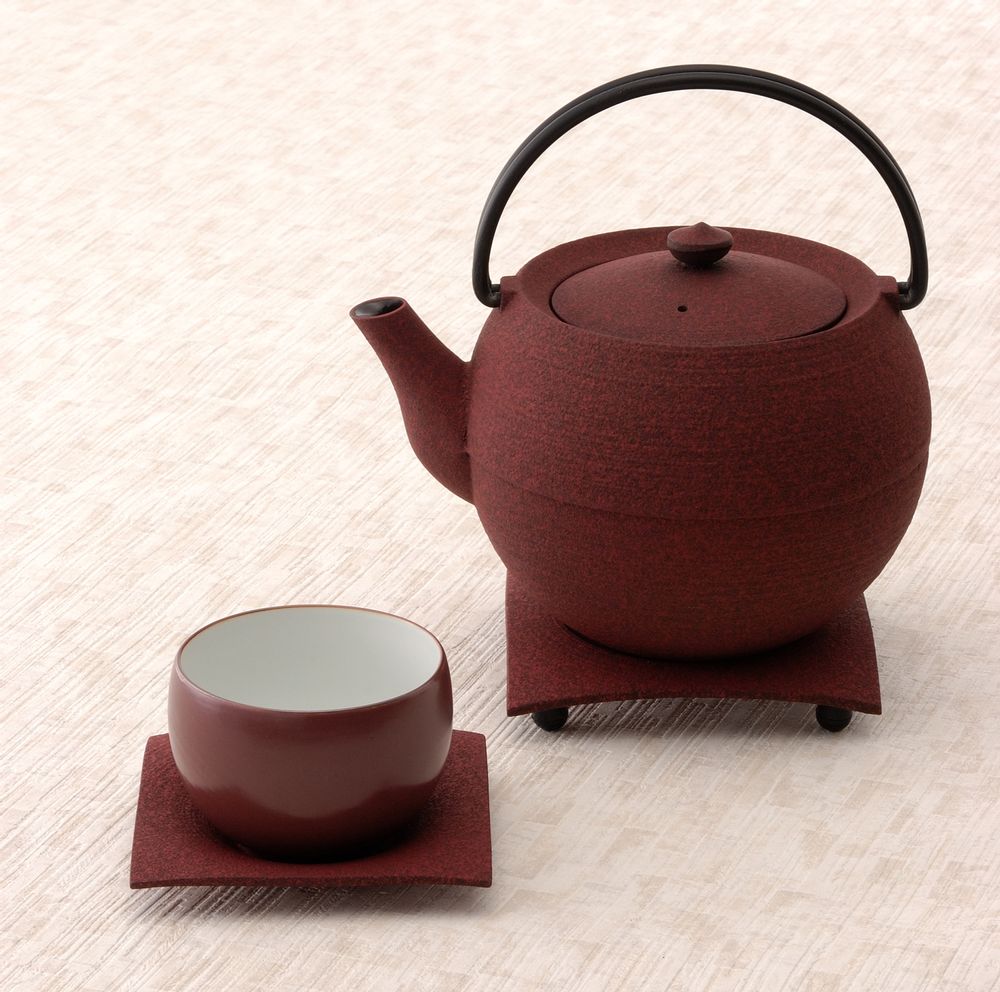 Tea and coffee accessories - Cast Iron Teapot/Marutama/400cc/1100cc - CHUSHIN KOBO