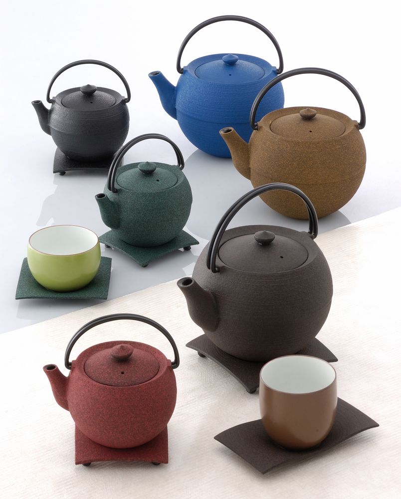 Tea and coffee accessories - Cast Iron Teapot/Marutama/400cc/1100cc - CHUSHIN KOBO