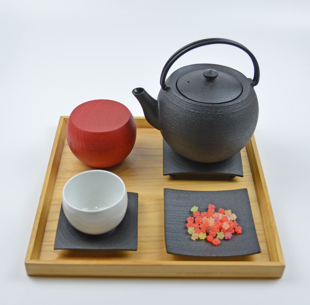 Tea and coffee accessories - Cast Iron Teapot/Marutama/400cc/1100cc - CHUSHIN KOBO