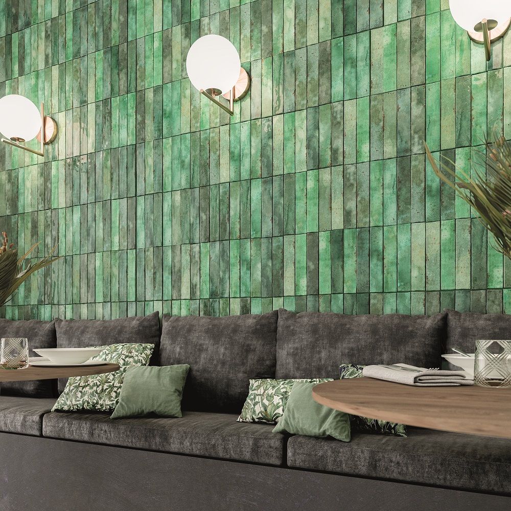 Wall panels - RECTANGLE OCEAN ENAMEL - CARODECO CARREAUX CIMENT, TERRAZZO ETC...