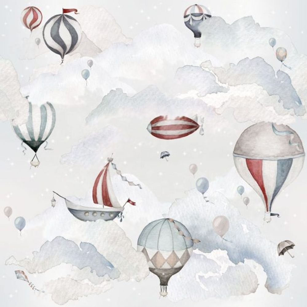Wallpaper - Balloons Adventure DEKORNIK Wallpaper - DEKORNIK