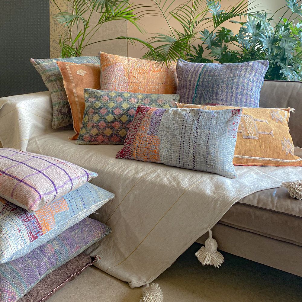 Fabric cushions - Handmade Home Textiles - ZENZA