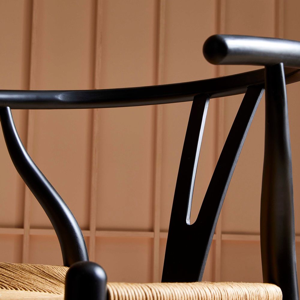 Chaises - Chaise Oslo noire - SIGNATURE MOBILIER ET DÉCORATION