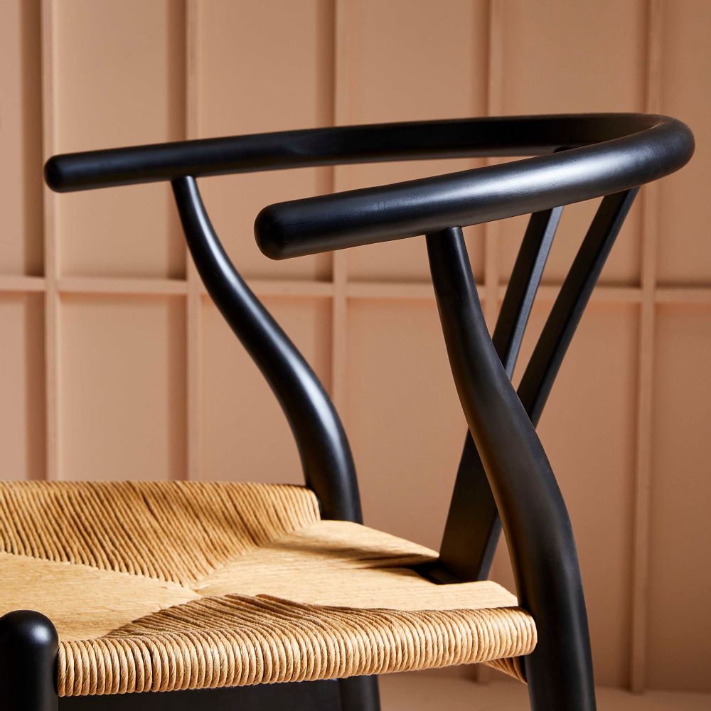 Chaises - Chaise Oslo noire - SIGNATURE MOBILIER ET DÉCORATION