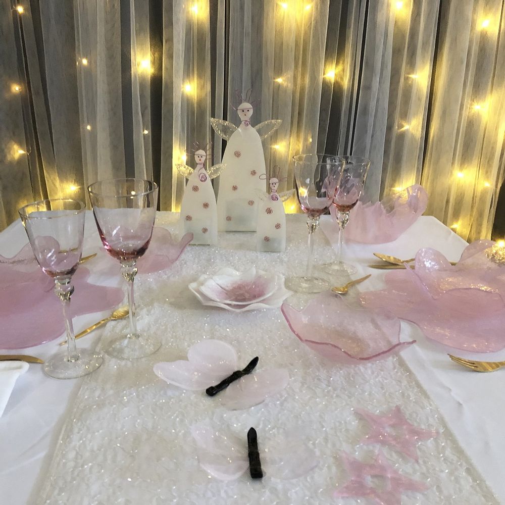Verre d'art - LA VIE EN ROSE - ANDRETTO DESIGN