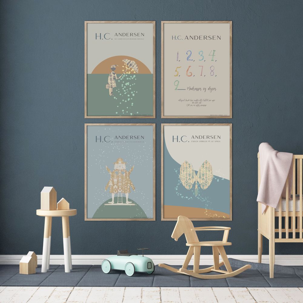 Poster - H.C. Andersen - Ole-Luk-Oie - CHICURA COPENHAGEN
