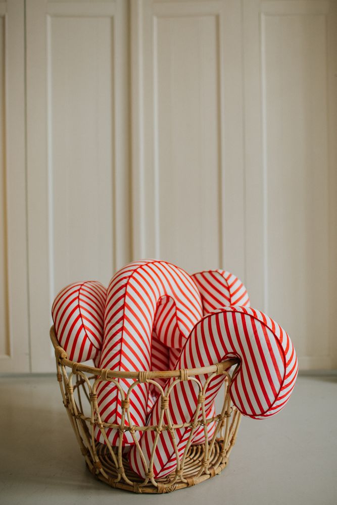 Other Christmas decorations - Christmas Candy Cane Cushion - BETTY'S HOME
