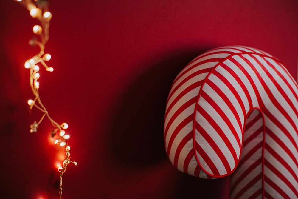 Other Christmas decorations - Christmas Candy Cane Cushion - BETTY'S HOME