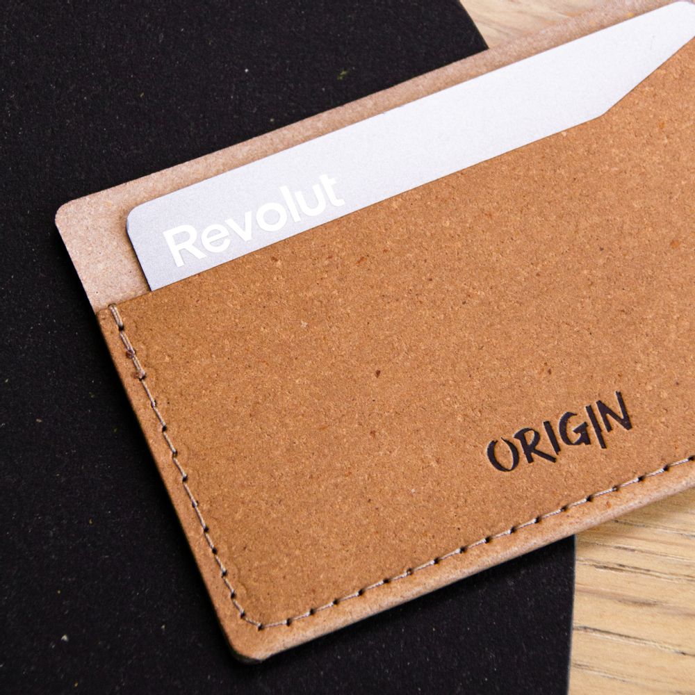 Leather goods - Card Holder - Recycled Leather - Made in France - MAISON ORIGIN