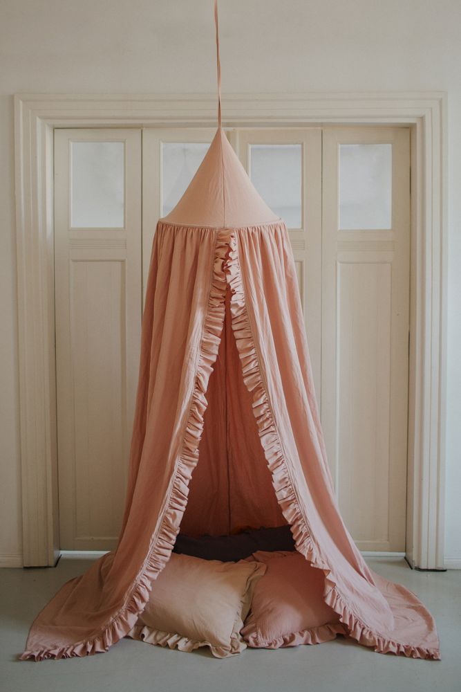 Decorative objects - Canopy with Frills Pink - BETTY'S HOME