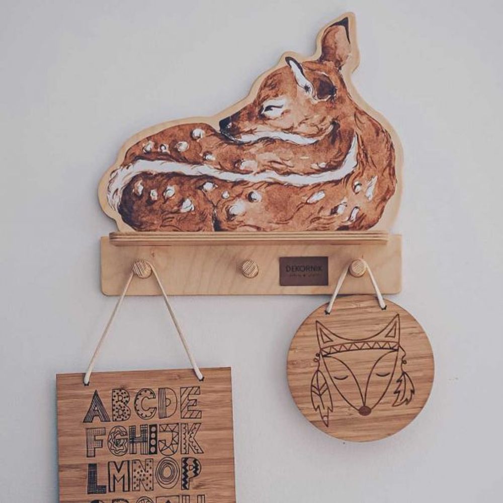 Kids accessories - Mini Shelf Deer DEKORNIK - DEKORNIK