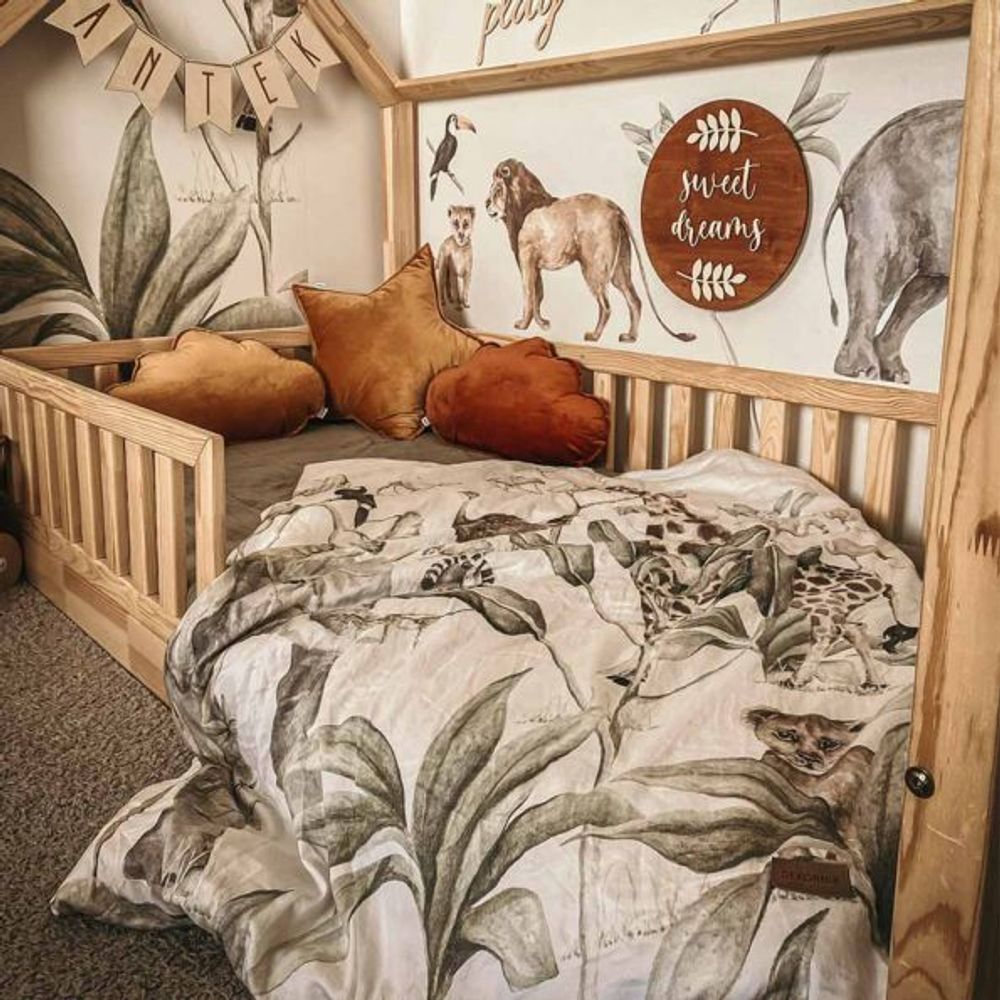 Children's decorative items - Dekornik Savanna Bedding Set 100 x 135 cm - DEKORNIK