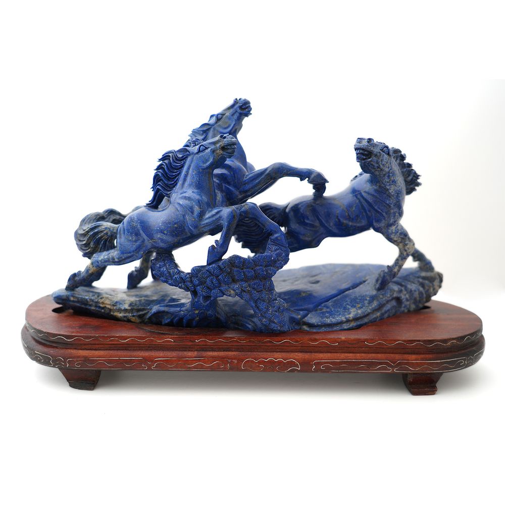 Sculptures, statuettes and miniatures - Lapis lazuli sculptures - TRESORIENT