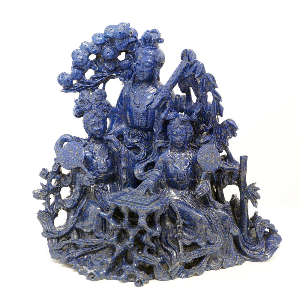 Sculptures, statuettes and miniatures - Lapis lazuli sculptures - TRESORIENT