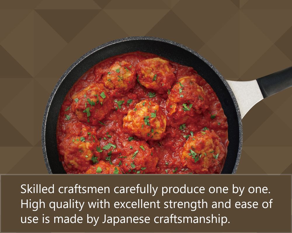 Saucepans  - Japanese Aluminum Cast High Performance Coating Frying Pan - HIMEPLA COLLECTIONS