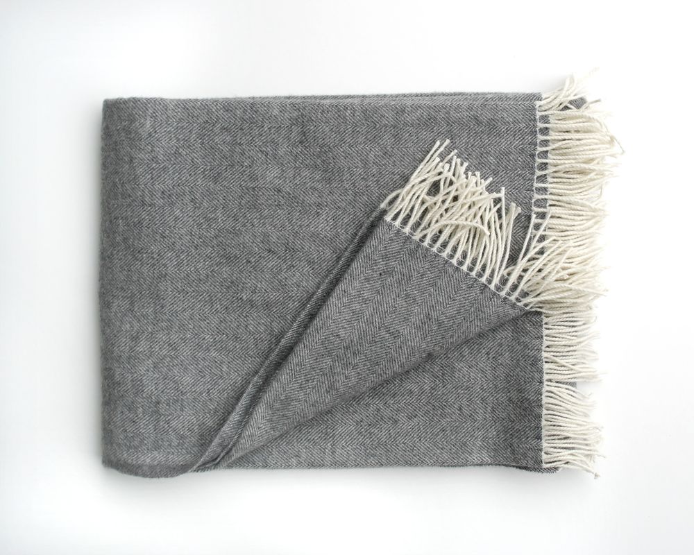 Decorative objects - Storm plaid 100% wool - ML FABRICS