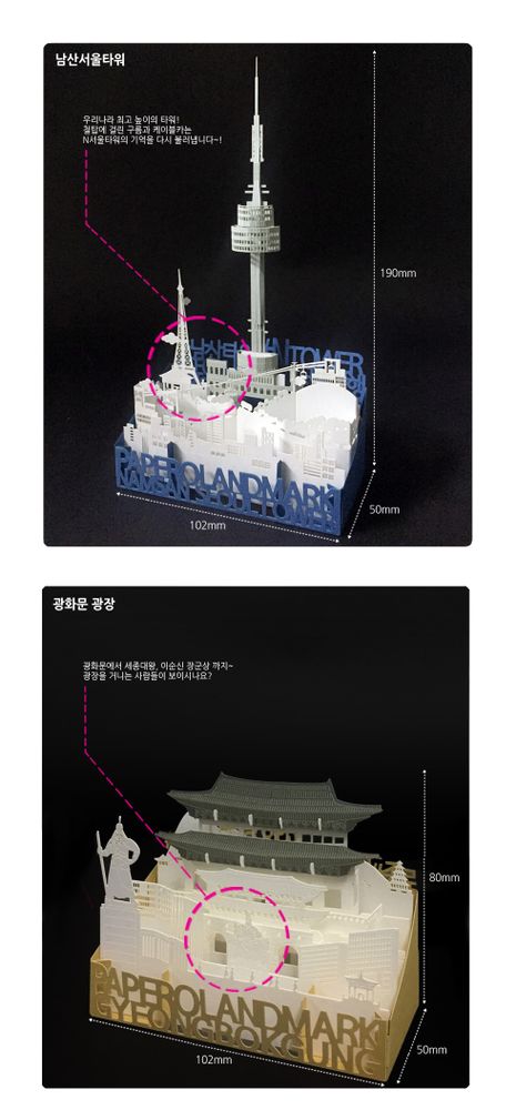 Toys - [BOB PACKAGE STYLE GROUP] LANDMARK OF SEOUL_4TYPE - DESIGN KOREA
