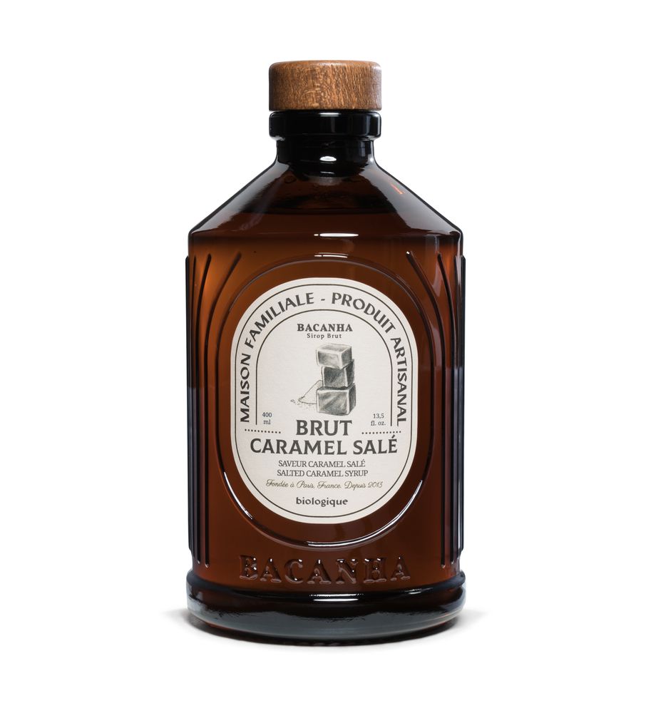 Objets de décoration - Sirop Caramel Salé Brut - Biologique - 400ml - BACANHA