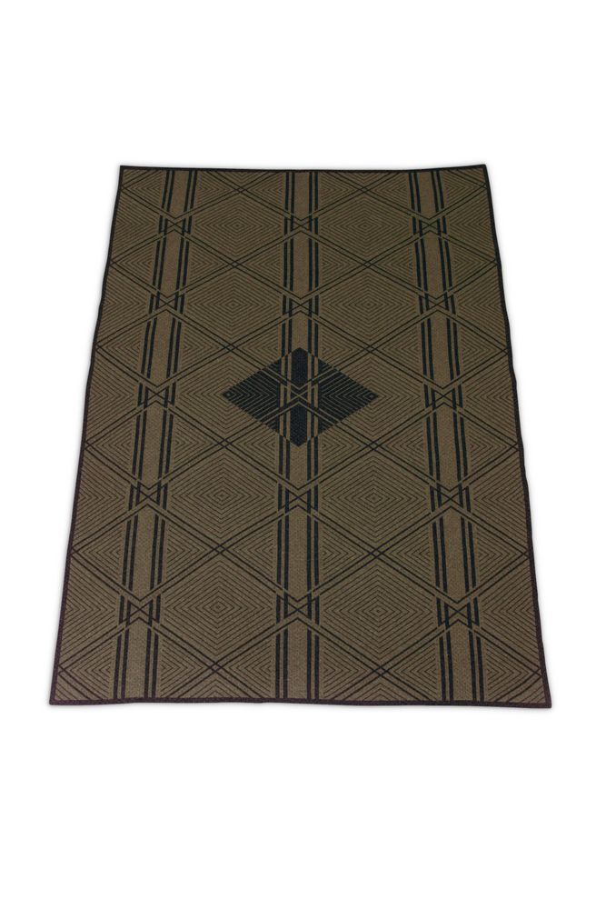 Plaids - Le Plaid Signature Recyclé - Vert de gris / Minerai - LA MAISON DE LA MAILLE