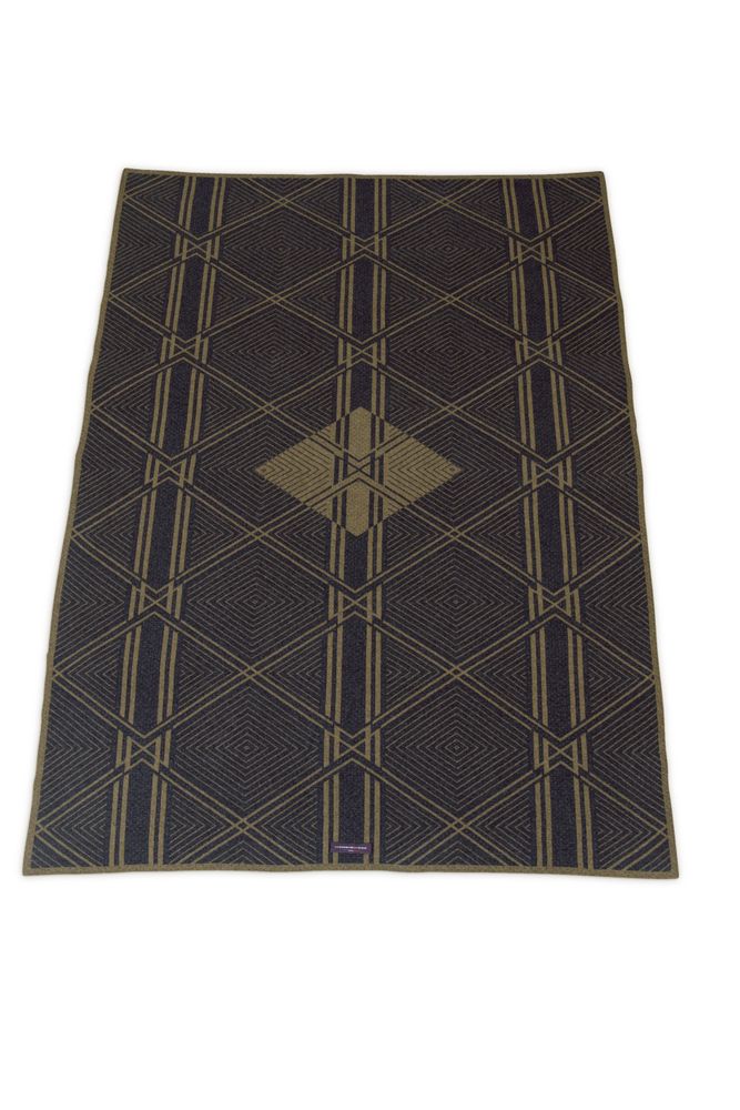 Plaids - Le Plaid Signature Recyclé - Vert de gris / Minerai - LA MAISON DE LA MAILLE