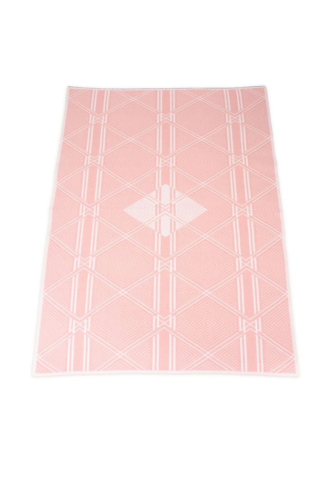 Plaids - Le Plaid Signature Recyclé - Ecru / Colchique - LA MAISON DE LA MAILLE