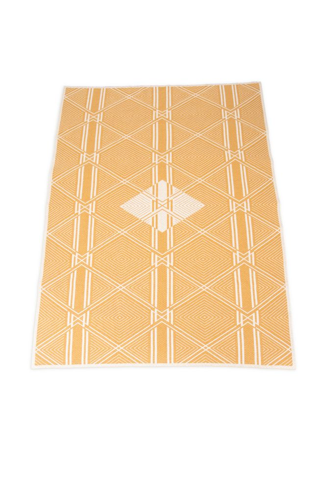 Throw blankets - The Signature Recycled Blanket - Off White/Popcorn - LA MAISON DE LA MAILLE