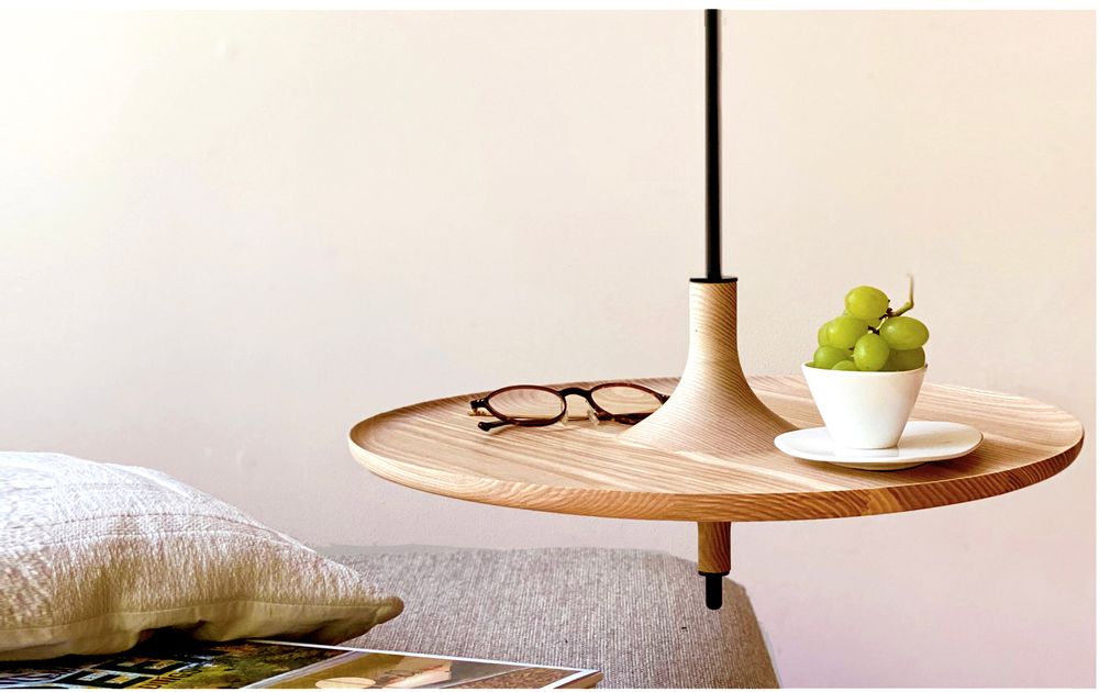 Shelves - Spinning top shelf TOUPY 44 cm - Oak - MADEMOISELLE JO
