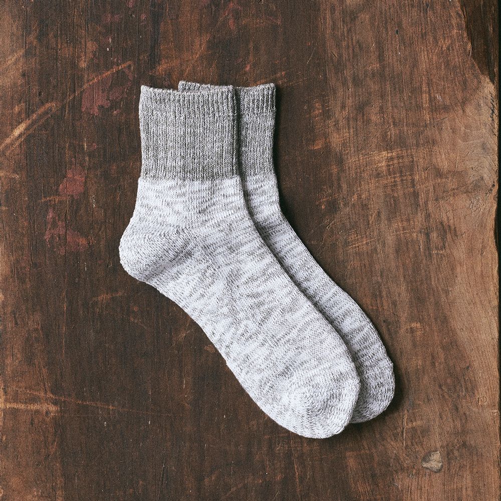 Chaussettes - CHAUSSETTES JAPONAISES À POILS DE COTON BIOLOGIQUE - YAHAE