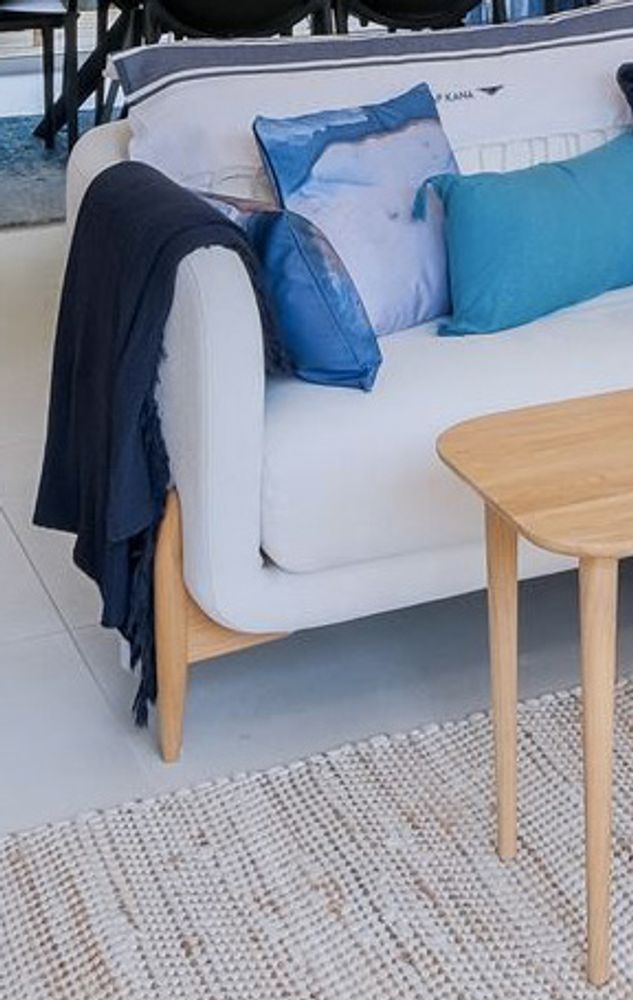 Fabric cushions - CUSTOMIZED CUSHION “Indigo Earth” series - H'AUTEUR D'ENCRES