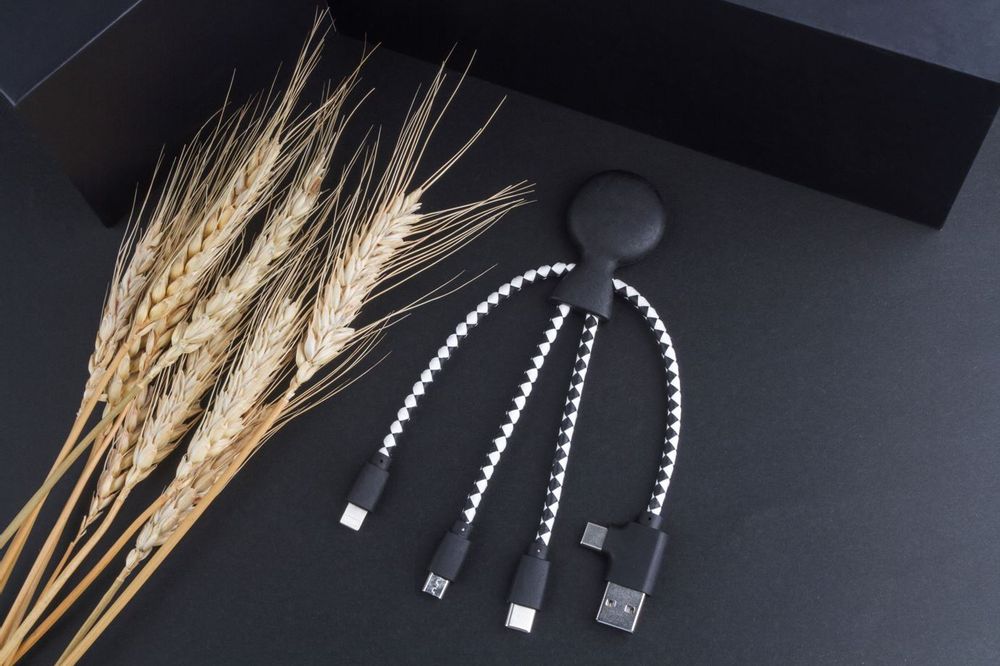 Autres fournitures bureau - MR BIO Multi câble Eco-Friendly - Wheat Collection - XOOPAR