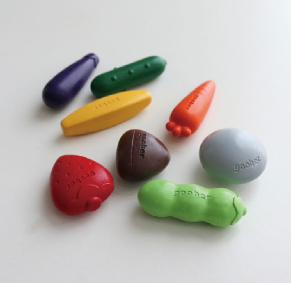 Toys - [GOOBER] CRAYON_FARM 8COLOR - DESIGN KOREA