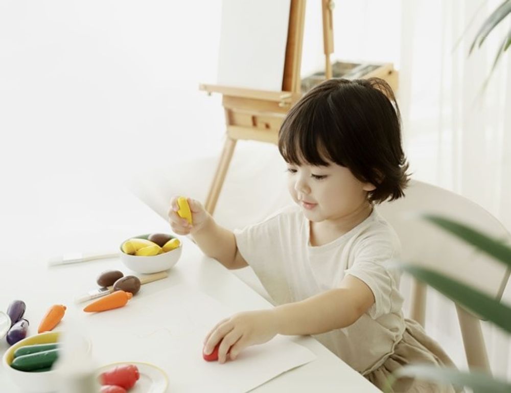 Toys - [GOOBER] CRAYON_FARM 6COLOR - DESIGN KOREA