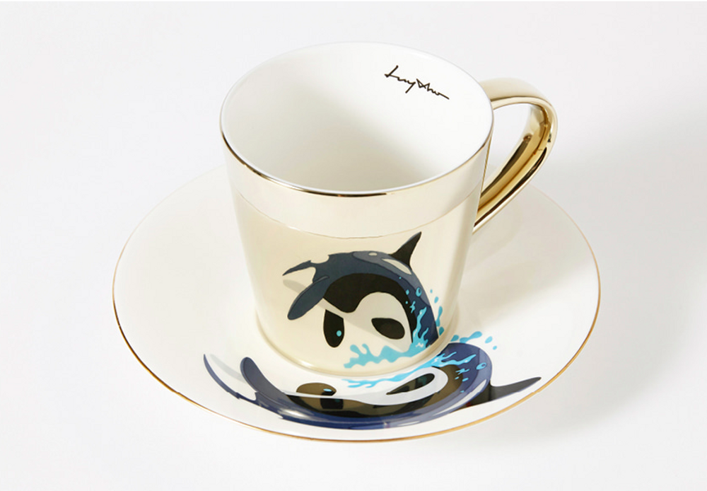 Mugs - [LUYCHO] TR-09 Tall Rounded_Killer Whale - DESIGN KOREA
