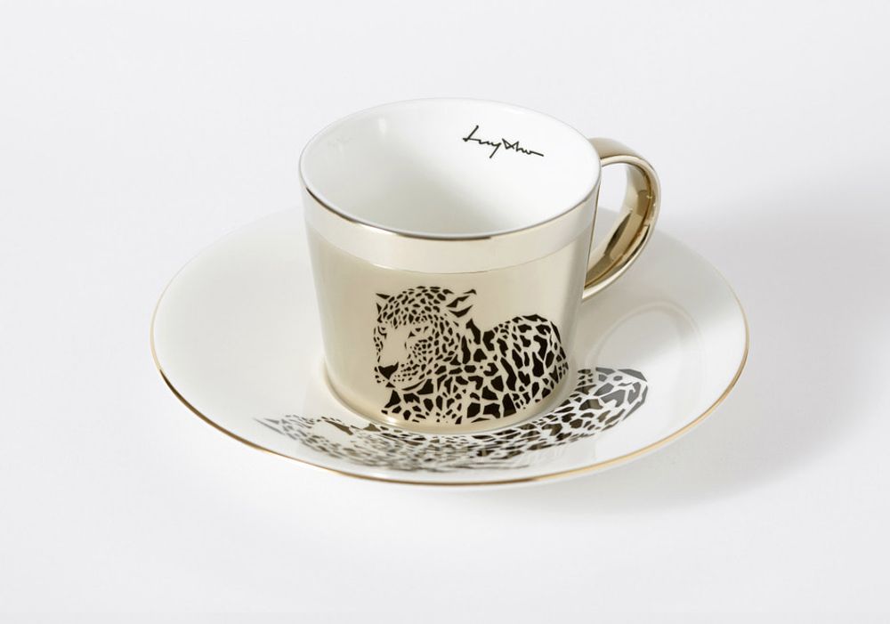 Mugs - [LUYCHO] SR-01 Short Rounded_Amur Leopard - DESIGN KOREA