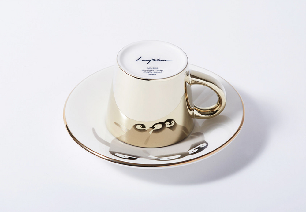 Mugs - [LUYCHO] SR-06 Short Rounded_Baby Emperor Penguins - DESIGN KOREA
