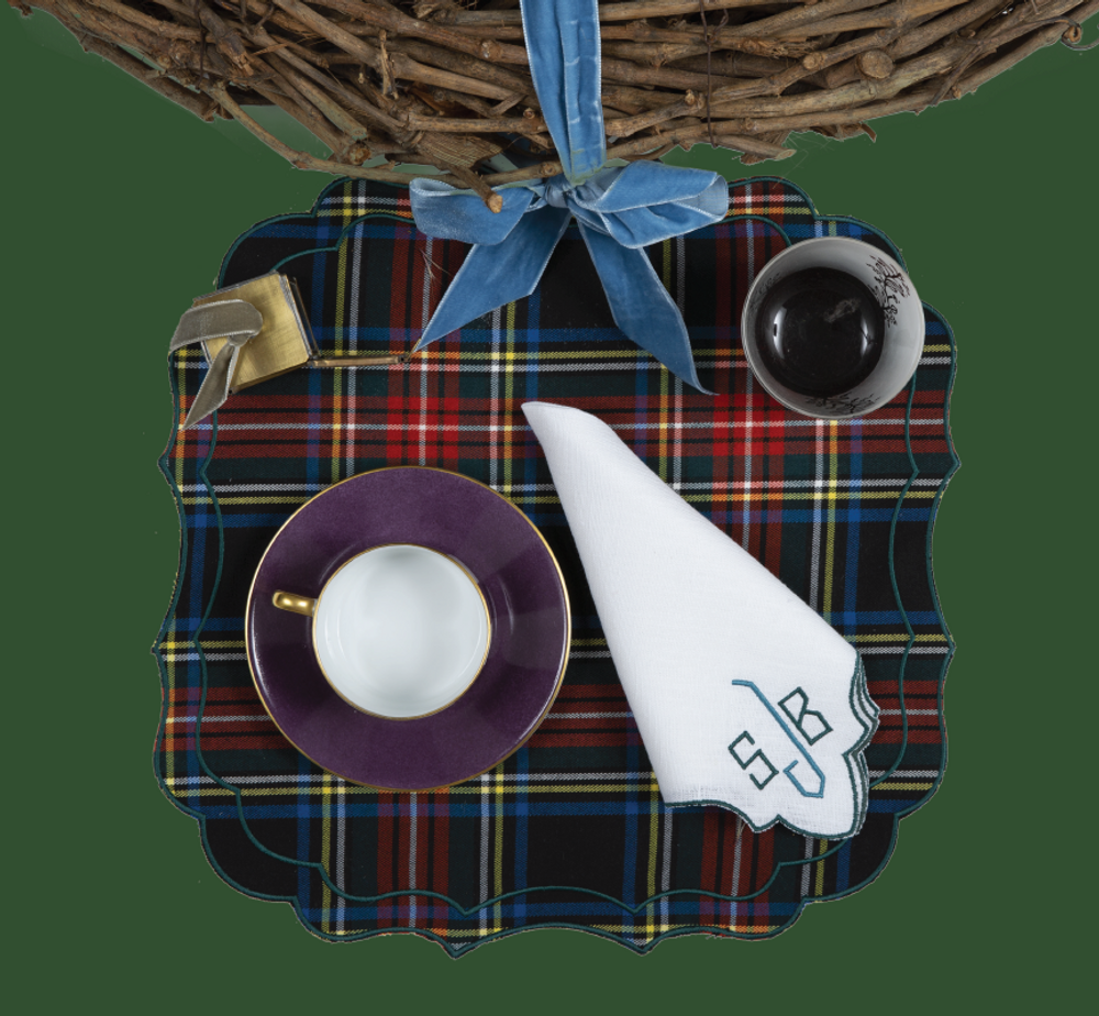 Décorations pour tables de Noël - COLLECTION TARTAN - LA GALLINA MATTA