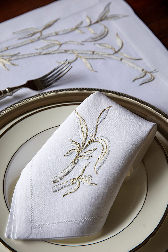 Linge de table textile - Set de table Bambù et serviette - NIVES BY BALDINI E CECCHI