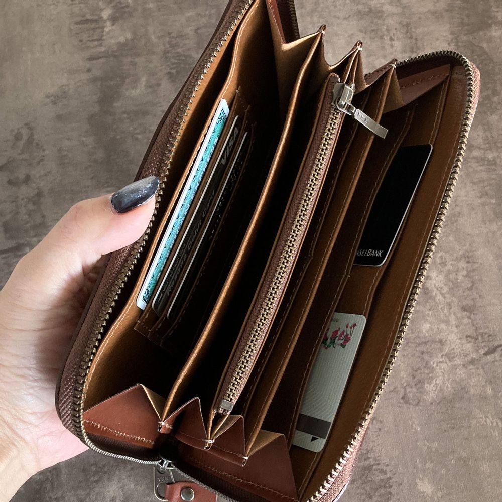Leather goods - leather round wallet ≪DB≫ - WACHIFIELD