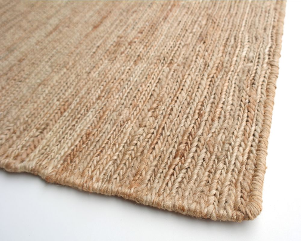 Tapis contemporains - Tapis Beau naturel chanvre - ML FABRICS
