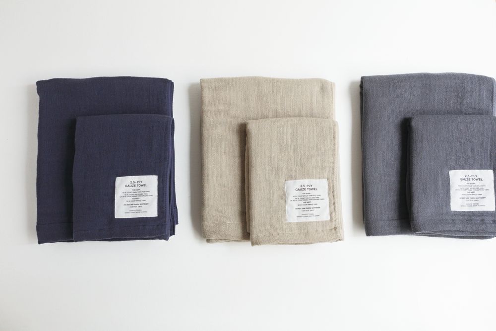 Fabrics - 2.5-Ply Gauze / bath towel size-M - SHINTO TOWEL